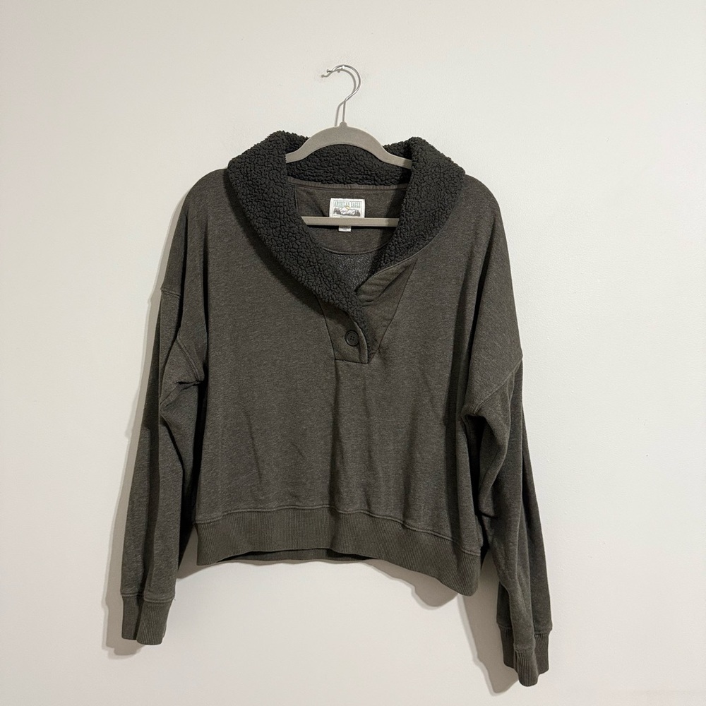 American Eagle Outfitters Dark Gray Sweatshirt